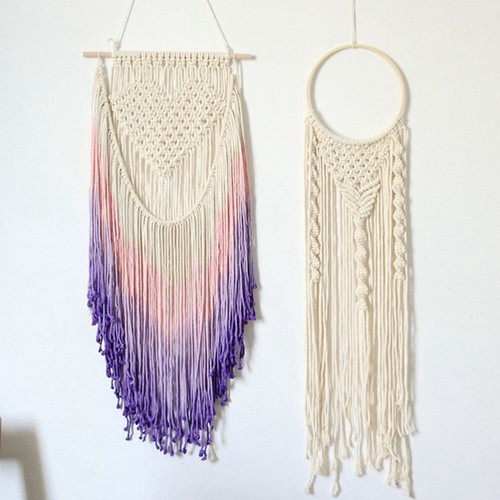 Bamboo Circle Decoration Materials Macrame Ring Dream Catcher Rings - 第 2/12 張圖片