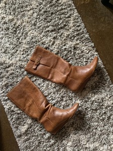 steve madden intyce boots cognac