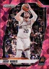 2024-25 Panini Prizm #127 Jusuf Nurkic Prizms Pink Ice