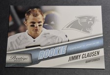 2010 Prestige Xtra Points Blue Parallel #256 Jimmy Clausen RC Rookie SP #/999