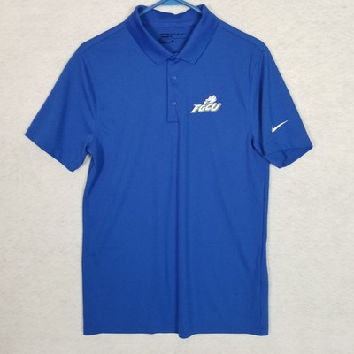 NIKEGOLF Dri-Fit Standard Fit 3-Button FLORIDA GULF COAST UNIVERSITY Polo Blue S
