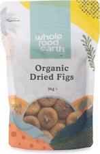 Wholefood Earth Organic Dried Figs – 3 kg | Raw | Sundried | GMO Free | Vegan