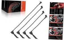 Set of 4 Hyundai Elantra Spark Plug Wires - Compatible with 1996-2012