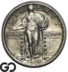 1919-S Standing Liberty Quarter, *Rare* Choice Unc+, Significant Key Date