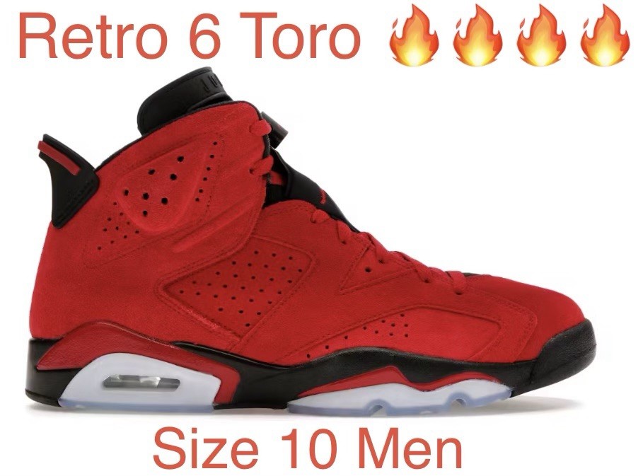 Jordan Air Jordan 4 Retro Toro Bravo Red/Black Mid-Top Lace-Up