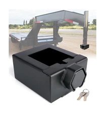 Patent-Designed Gooseneck Trailer Lock - Fit Most 7-Inch Bottom Plate Coupler...