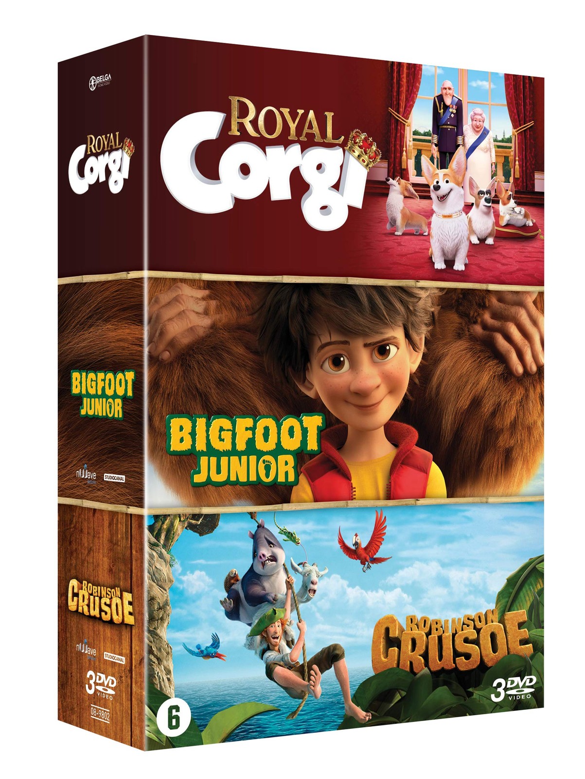 Corgi + Bigfoot junior + Robinson Crusoe (DVD)