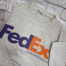 VTG FedEx Shipping T-Shirt Men's XL 50/50 Cotton Federal Express Made In USA