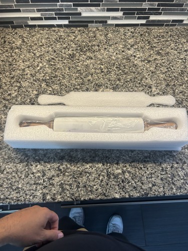 Pampered Chef Marble Rolling Pin #1607 – New in the Box - Picture 4 of 7