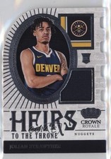 2023-24 Panini Crown Royale Heirs to the Throne Julian Strawther #HT-STW 0v2h