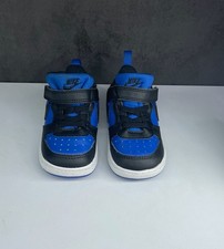 Nike Toddler Court Borough Low Recraft Td Size 6C Royal, Black And White  