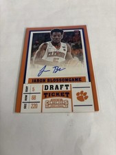2017 Panini Contenders Draft Picks Blue Autograph Jaron Blossomgame (#87)