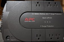 APC Back-UPS ES 500 BE500U Battery Back Up Surge Protector 6-Outlet NO BATTERY