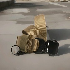 Cobra Tactical Belt Heavy Duty Quick Release Buckle Key Clip Adjustable Green