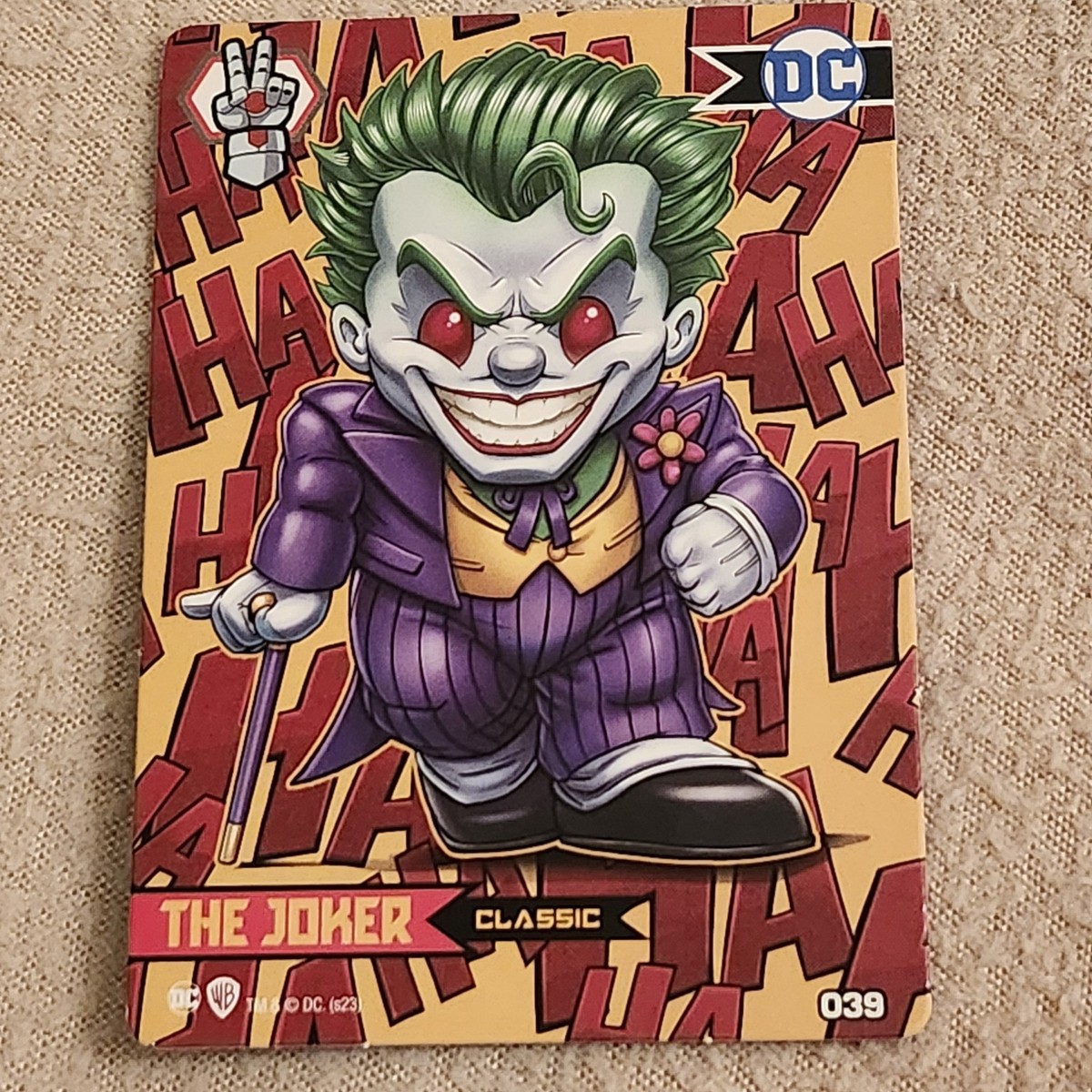 JOKERD 20th Anniversary カード 8 DC Comics Head Start Ooshies Trading Card Lot, Joker, Batman