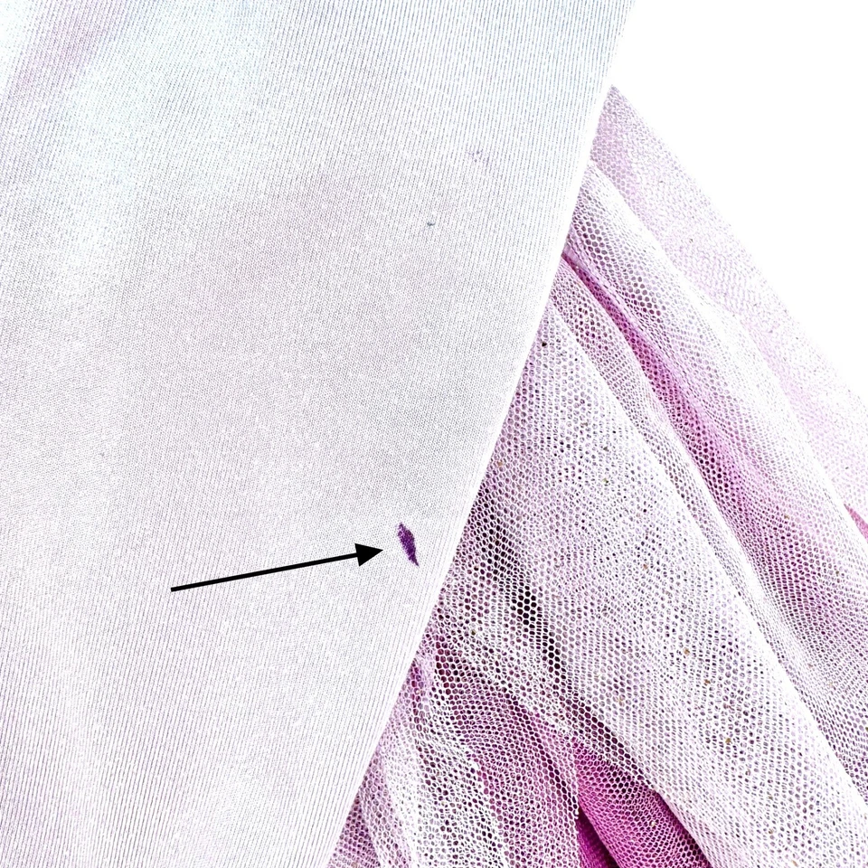 Vestido Tutú Manga Larga Disney Niñas Púrpura Elsa Anna Frozen II 3-4 Hilos Felices Foto 4 de 4