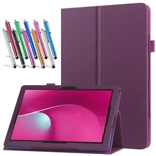 PU Leather Cover for 10.1 inch / 10 inch Tablet Android 15 / 14 / 13 Tablet Case