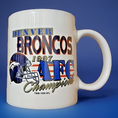 Denver Broncos 1997 AFC Champions Super Bowl XXXII San Diego, CA Mug Excellent