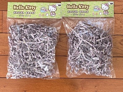 Vintage Hello Kitty Easter Grass For Gift Basket - New