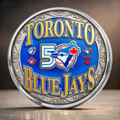 Toronto Blue Jays 50th Anniversary Commemorative Coin CB0343