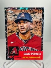 2022 Topps Chrome Platinum Anniversary Platinum Black Toile David Peralta /10