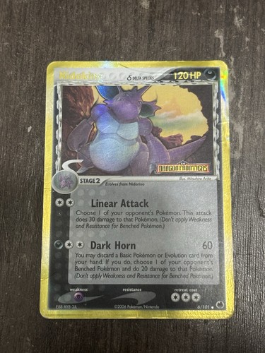 Pokémon TCG Dragon Frontiers Nidoking Reverse Holo Card 6/101 DMG