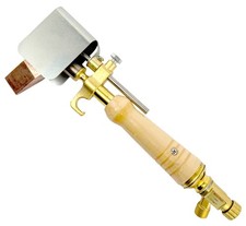 Dachrinnenlötkolben Profi m. Holzgriff Kupferstück 350g Hammer drehbar WELDINGER