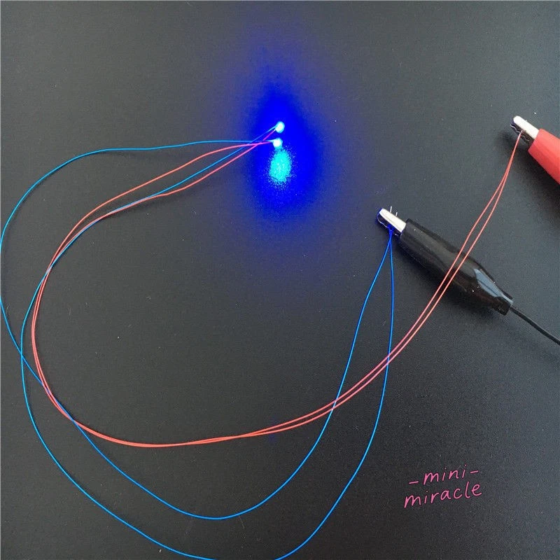 50PC HO/OO Lamps Scale LED SMD Lights Miniatures Lot Color Model Car Airplane - Image 4 of 4