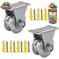 U-Rollen Seilrollen 2 StüCk 48Mm Edelstahl 180Kg FüR Schiebetore