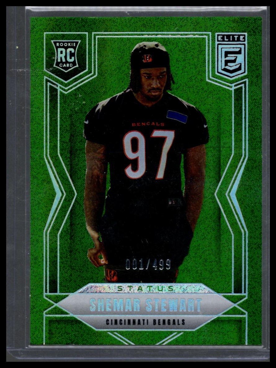 2025 Donruss Elite #140 Shemar Stewart green sparkle #/499