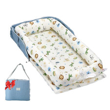 Baby Lounger for Newborns  Infants 0  24 Months, 100 Cotton Breathable Baby Nes