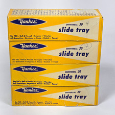 VTG Lot of 4 Yankee U-30 Universal 30 Slide Trays w/ Covers
