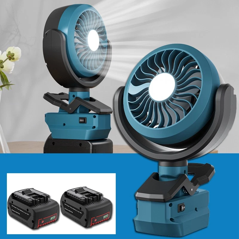 MARKENLOS Lüfter Für Bosch Professional 18V System Akku GBA Akku-Ventilator /Ladegerät-Set