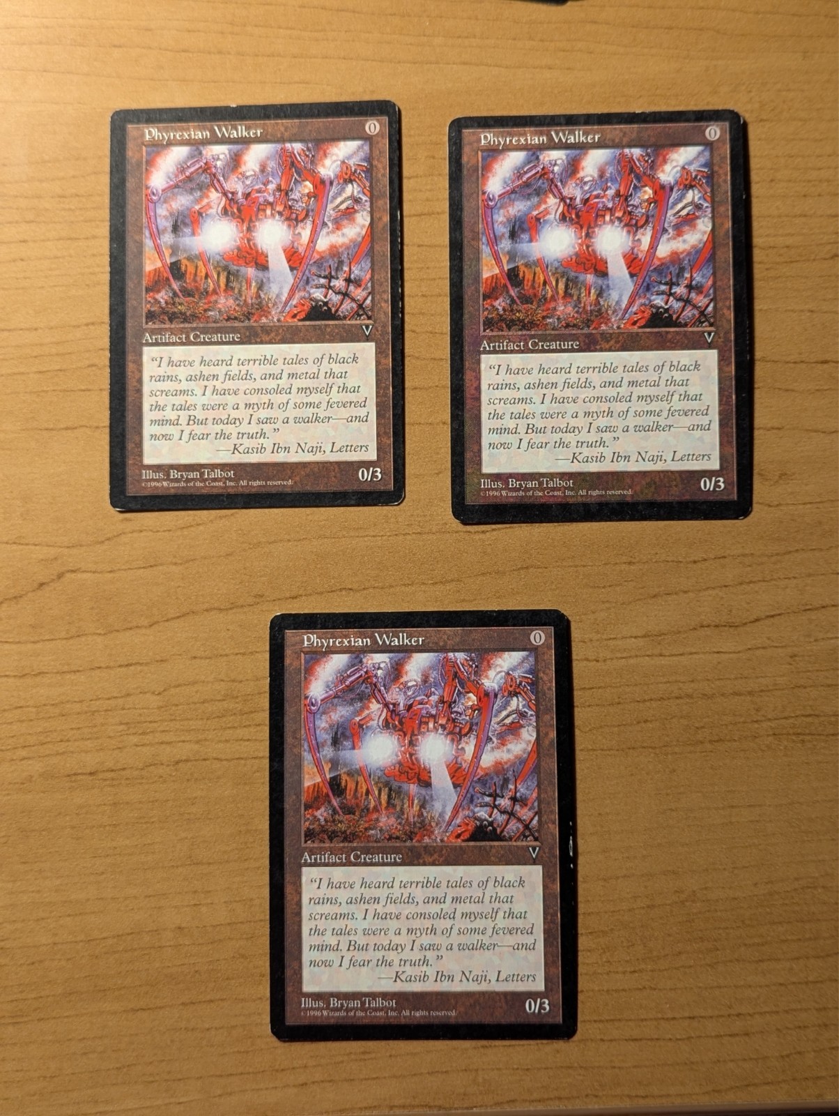 Mtg Phyrexian Walker X3 Visions