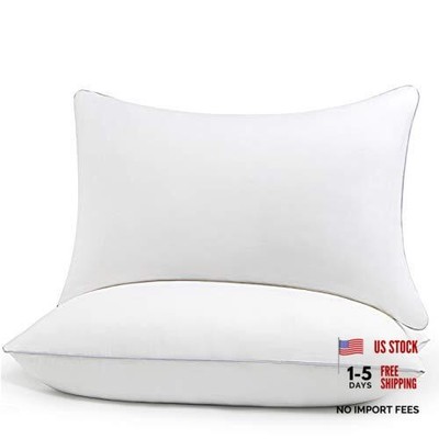 Bed Pillows for Sleeping 2 Pack,Size Cooling Pillows Set of Standard Grey