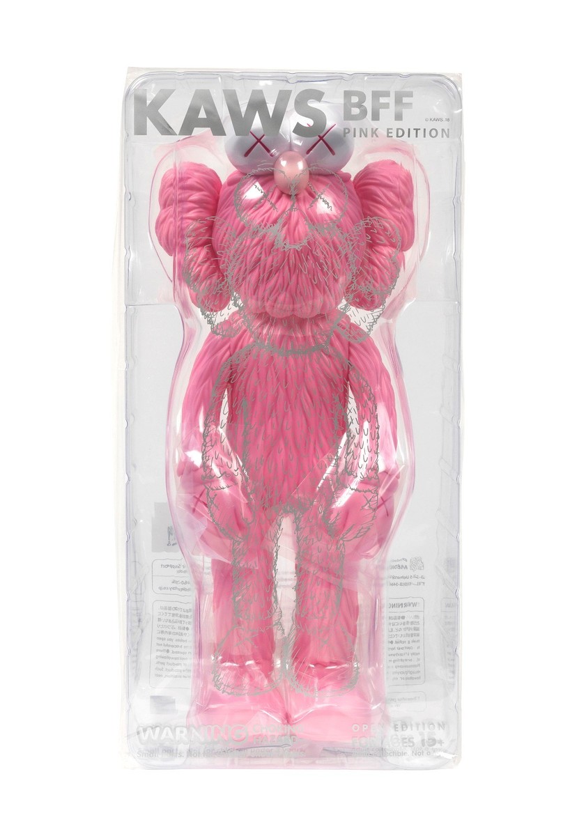 KAWS BFF Open Edition Vinyl Figure - Pink - 100% AUTHENTIC BRAND