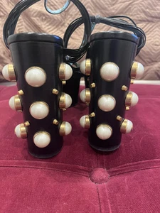 Sandales Gucci Allie Platform Runway noires et nacrées taille 11 avec PORTEFEUILLE GUCCI BONUS