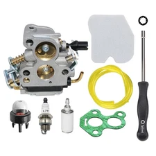 Carburetor Kit for Husqvarna 235-240 Chainsaw: Air Filter, Fuel Line, Tool