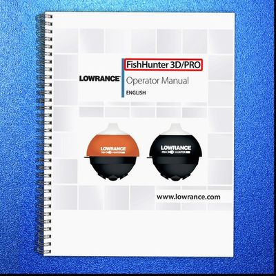 #ad #ad LOWRANCE FISH HUNTER 3D PRO User Operator Manual TOUGH BINDING amp; FRONT amp; BACK $17.20