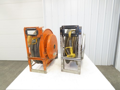#ad Hannay Reels 818 25 26B TR Retractable Industrial Water Hose Reel 3 4quot; Lot Of 2 $424.99