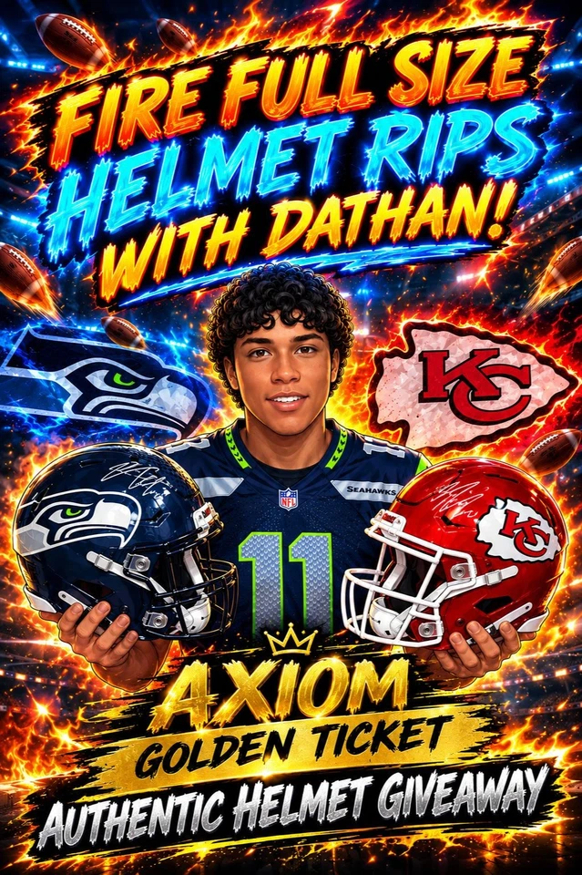 🔥AUTHENTIC HELMET GIVEAWAY! $1 STARTS FULL SIZE HELMET BREAKS W/DATHAN!!🔥