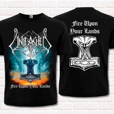Unleashed T-Shirt Fire Upon Your Lands (2025). Death Metal. Viking Metal.
