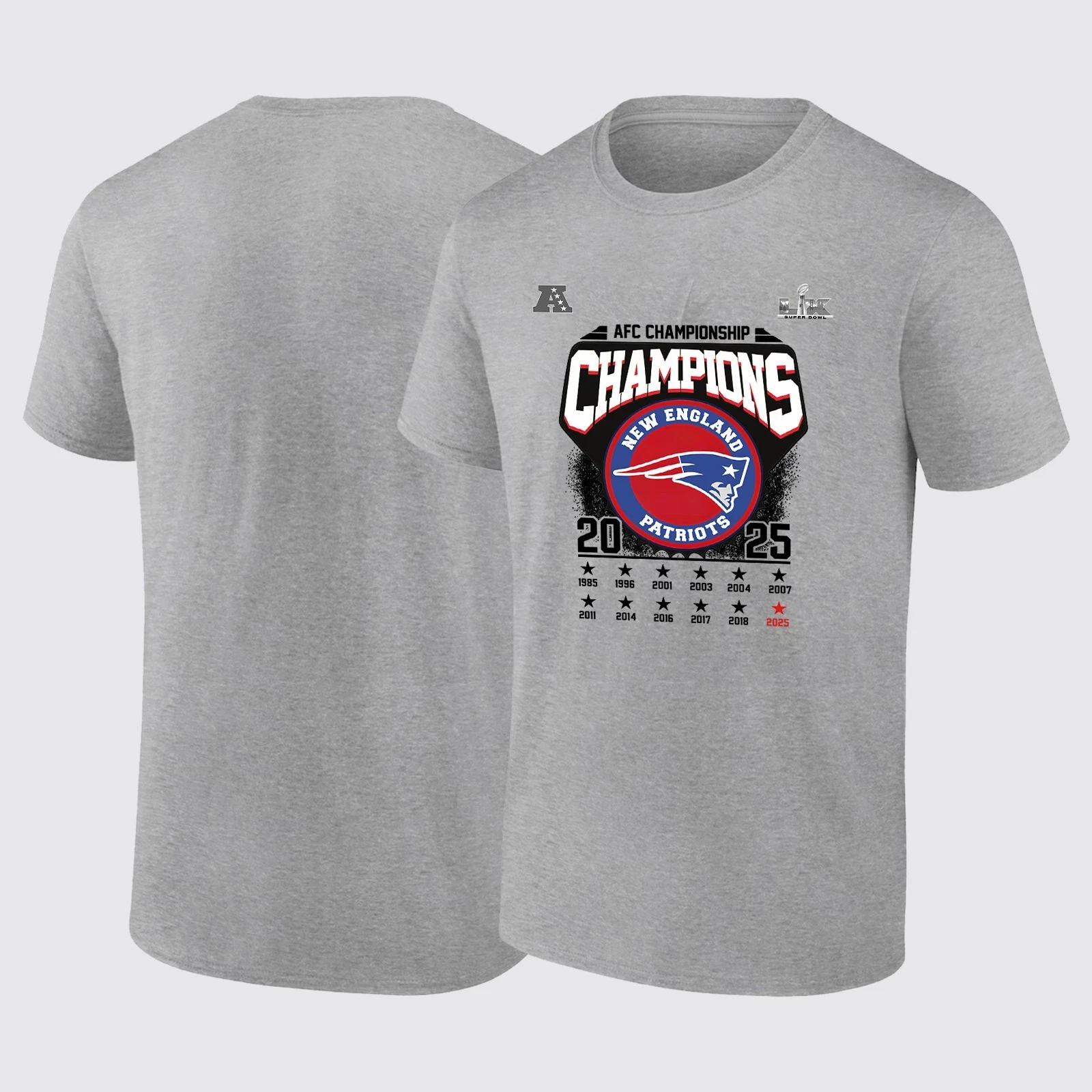AFC Championship 2025 New England Patriots TShirt