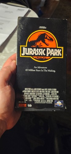 Vintage Jurassic Park VHS Tape 1993