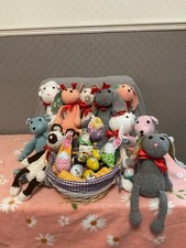 Coniglietto/coniglio pasquale all'uncinetto fatto a mano 