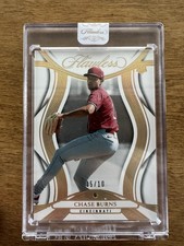 Chase Burns, 2025 Panini Flawless Yellow Diamond /10 Gold