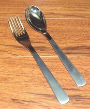 Large Spoon & Fork Combination Studio William Stainless Steel 18/10 Collectible!