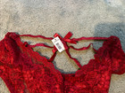 Torrid Red Lace Hipster Open back with bow detail Underwear, NWT, Size 2 / 2x — photo 3