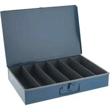 Durham 117-04-CLASSC 6 Compartment Small Parts Storage Box 6 Compartments
