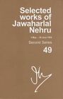 Selected Works of Jawaharlal Nehru (1 May-30 June 1959): Second Series, Vol. 49 by OUP India (Hardback, 2013)